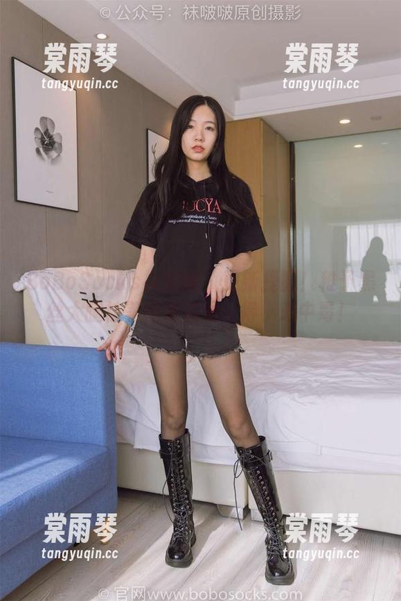 BoBoSocks袜啵啵 - 更新提醒！稚予黑丝大腿袜美图抢先看，得小心中毒！