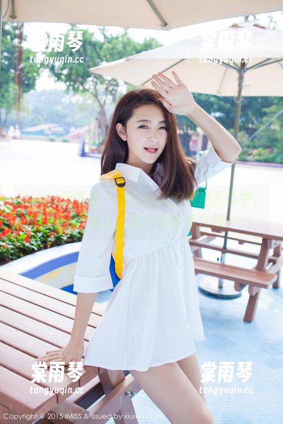 IMiss爱蜜社-石心琪 IMiss爱蜜社 - 在石心琪的私房写真中,花嫁的形象让人忍不住多看几眼……
