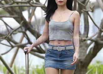 魔镜街拍 - 不只是工作，最新图集：婷婷的粉裙日常透视